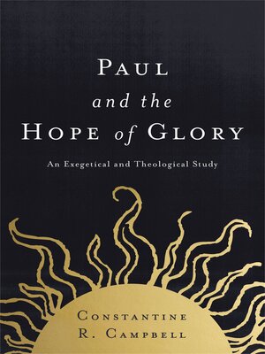 cover image of Paul and the Hope of Glory
